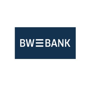 Logo der BW-Bank, Firmenreferenz von mr. mac's party team