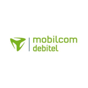 Logo von Debitel, Firmenreferenz von mr. mac's party team