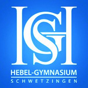 Logo des Hebel-Gymnasiums Schwetzingen, Schulreferenz von mr. mac's party team