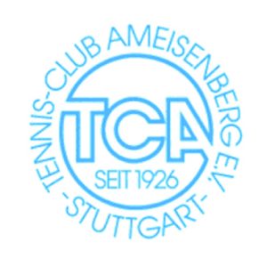 Logo des Tennis-Club Ameisenberg Stuttgart, Vereinsreferenz von mr. mac's party team