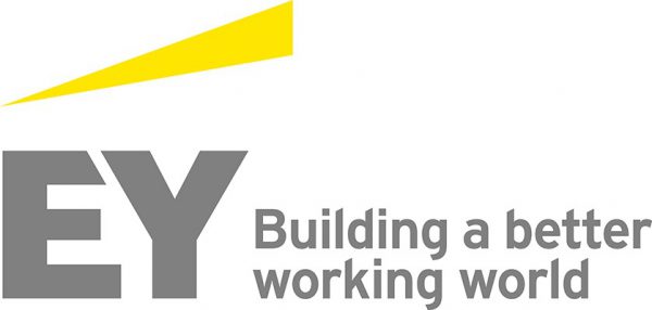 Logo von EY, einem zufriedenen Kunden von Mr. Mac’s Party Team